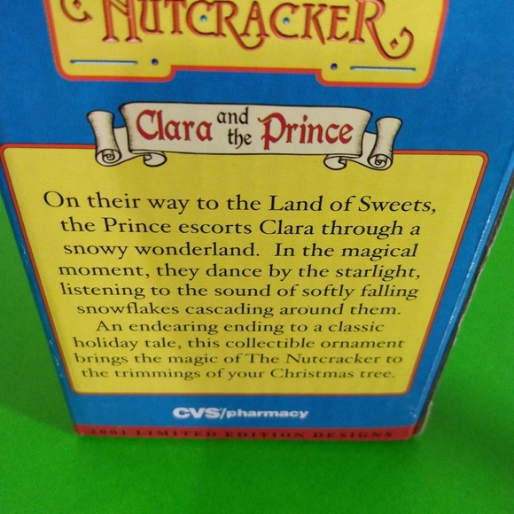 The Nutcracker Clara & The Prince Ornament - Picture 2 of 2